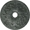 Ekena Millwork Jamie Medallion (Canopies up to 3 7/8"), 23 5/8"OD x 3 7/8"ID x 2 1/8"P, Athenian Green Crackle CM23JAAGC - alternate 1
